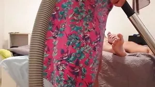 Sex with a Bulgarian hotel cleaning lady with a hot body in the hotel