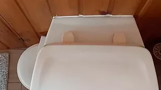 Tradesman cuming in customers pantie pocket