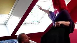 Colored mature gets her titties creamed