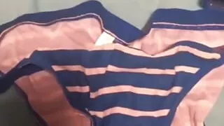 Cumming on panties!  Three different pairs!