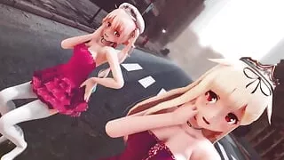 Mmd R-18 Anime Girls Sexy Dancing Clip 367