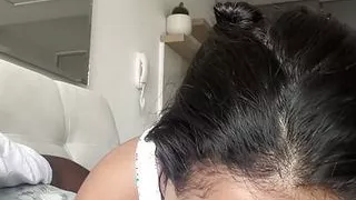 I enjoy BBC while my parents are not at home -amateur couple- nysdel