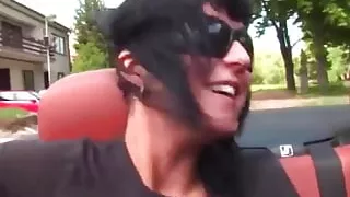 Brunette Girl Adores Outdoor Action with a Huge Cock