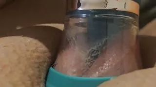 Pussy pump masturbation