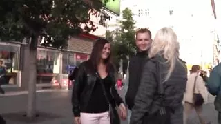 Casting milf gets fucked and jizzed on small tits