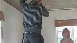 Busty german milf gets pussy licked and slammed