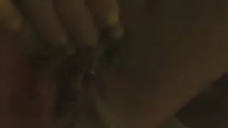 Busty short hairy milf gets pissed in the bathroom