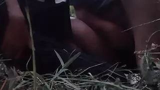 Masturbating outdoors - Lesbian-candys