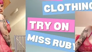 sheer clothing try on