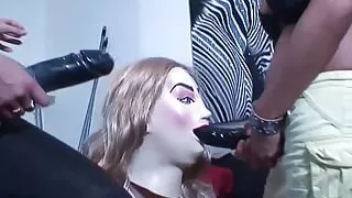 White Doll Taken Hard with Dildo