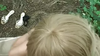 Blonde mature fucking hard and getting her titties creamed