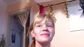 Stunning Blonde Babe Gets Fucked Deep by a Huge Cock