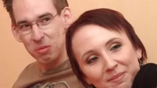 Brunette wife fucked while her husband watches