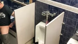 In the men's room at the restaraunt