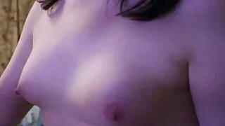 Touching my bare chest ????