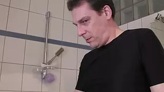 Two blonde matures are having fun with a lucky guy