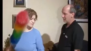 Brunette gilf fucks her hubby and gets cum in mouth