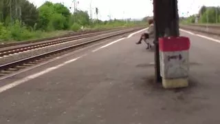 Gilf in high heels gets picked up and probed