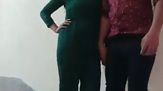 What is the girl doing with her senior after coming to the office?