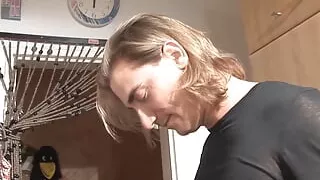 Mature sucking and fucking in the kitchen