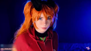 Sloppy Blowjob And Pussy Creampie. Evangelion Asuka Langley With Molly Redwolf