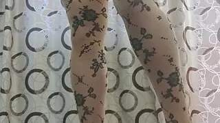 Beautiful pantyhose masturbation