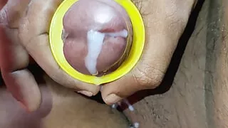 Indian Teen Fucks a Pipe Tape Hole and Cums with extreme Orgasm