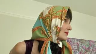 Silk Headscarf Fashion Show Clip