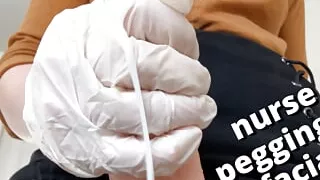 prostate exam turns into humiliating futa pegging and facial - full video on Veggiebabyy Manyvids