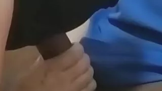 Cuckold eating cum, bisex husband shares dick and cums with his wife