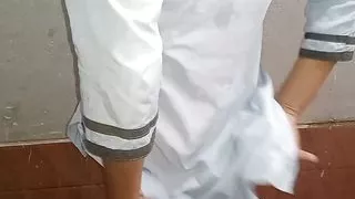 Indian School girl Fucked in bathroom by Teacher and Leaked MMS Video