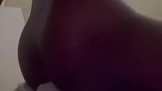 Sexy& Slim Ebony (yoni Pink) with Perfect Ass, Rubbing Nipples While Humping Pillows for Amazing Orgasm!