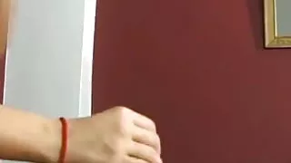 This is a skinny blonde POV style blowjob for a small dick