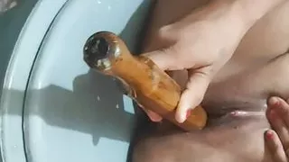 Desi bhabhi caught fingering pussy