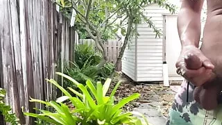 Slowmo pee squirt outside