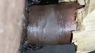 Indian Teen Boy Fucks a Bamboo Hole For enjoyment and Pours lot of cum inside it