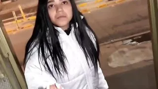 Little Slut Leaves with a Fan That Has Just Met