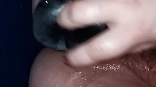 Orgasm with BBC Dildo