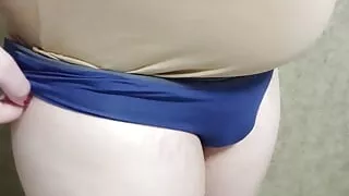 chubby beautiful femboy in panties