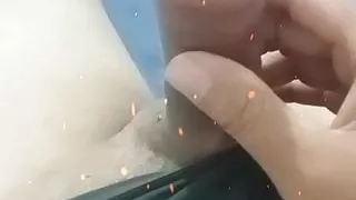 I miss my wife masturbating alone in the motel room at