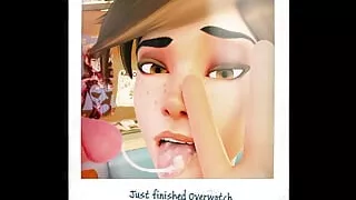 Piroguh Sexy Girl Deep Throat Mouth Full of Milk and Big Fat Ass