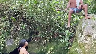 I Fuck Unknown Latina Girl While She Takes a Nice Dive in the Lake
