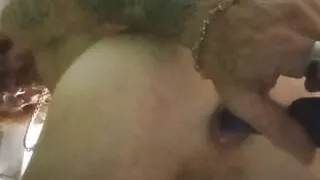 Solo play me wanting cock in my mouth and one in my ass