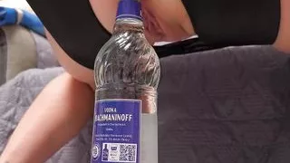 Bottle riding for squirting
