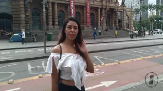 Sarah Rosa In Salve Familia!! Ja No Red O Setimo Episodio Da Hora Extra! Com A Maravilhosa Causando No Centro De Sao Paulo, Completinha No Red!! 8 Min