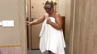 She loves to be shoot naked while bathing in the bathroom