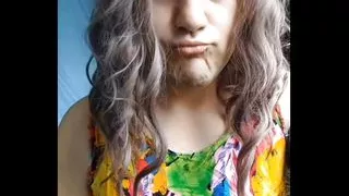 HANDLESS Cumshot Ladyboy Cute Cock Swallowing Cum