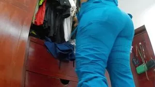 Amateur cam in my stepsister nurse's room (Latina)