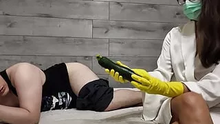 OMG the zucchini is stuck in my ass doctor help me