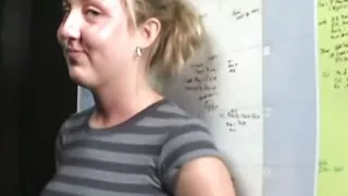 Slutty Blonde Finally Shows the Guy Her Extraordinary Handjob and Blowjob Skills